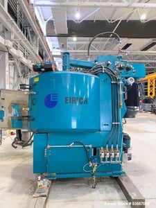600 liter Eirich #R16, High Intensity Mixer, 75HP, 480 V., Bottom Discharge, upgraded top cleaning, 2021