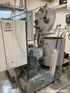 133 liter Henschel #FM200A, High Intensity Mixer, jacketed bowl, 380 V., Siemens PLC on Control panel