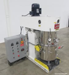 13 gallon Jaygo #TDPMD-50, Double Planetary Mixer, 50L, High-Viscosity Processing, 7/4 HP, VFD, 2009