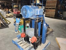Kerr #KM-3250, plunger pump with suction & discharge stabilizers, 10 HP