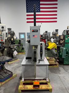 10 Ton, Haeger #HP10, hydraulic insertion press, 8.5" stroke, 24" throat