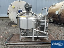 Breddo #LORWWSS, Likwifier, Stainless Steel, 50 Gal, 125 psi jacket, 25 HP, on base, 2004