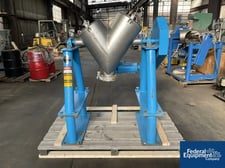 2 cu.ft. Patterson #CrossFlow, Twin Shell Blender, Stainless Steel, 1 HP, on stand, 230/460 V., explosion