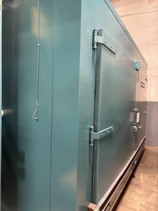 144" width x 84" H x 144" L Grieve, 500°F, gas fired