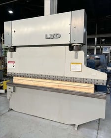 165 Ton, LVD #165BH08, CNC hydraulic press brake, 10' overall, 80.5" between housing, 5.9" stroke, 10.5"