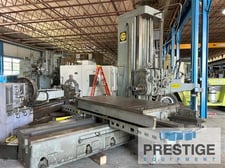 5" Giddings & Lewis #70-D5-T, table type horizontal boring mill, pendant controls, 3-Axis AcuRite digital