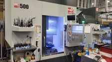 Haas #UMC-500, 5-Axis CNC vertical machining center, 24" X, 16" Y, 16" Z, 15000 RPM, 30+1 automatic tool
