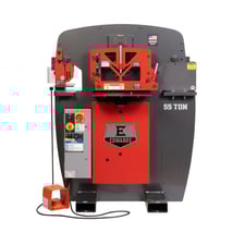 4" x 4" x 1/4" Edwards #ED9-IW55-3P230, ironworker, 55 ton, 230 V., 3 phase, new