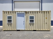 20' Office Container, insulated, heater, AC system, 2017