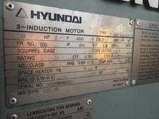 2200 HP 3576 RPM Hyundai, Frame 500, weather protected enclosure type 2, SB, unused, 4000 Volts (2 available)