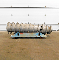 Sharples #P-5400, scroll conveyor, 8-1/4" pitch, quasi-flow flow
