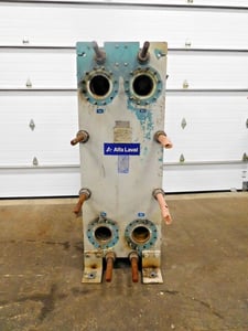 992 sq.ft., Alfa-Laval, A15B, 316 Stainless Steel heat exchanger, 225 psi
