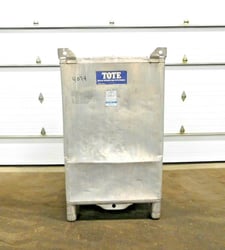 45 cu.ft., Aluminum bulk handling tote bin