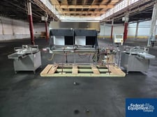 12" Federal Pacific Developments #1416-2004-600, Inspection Conveyor, dual lane, 2x 36" accumulation table