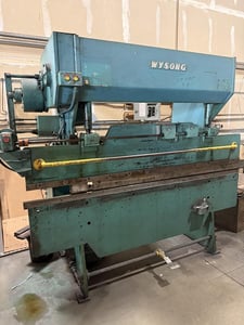 Wysong #3596, hydraulic press brake