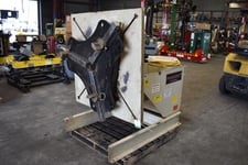 4500 lb. Pandjiris #45-12AB, welding positioner, 48" x48"tbl., powered gear tilt, gripper chuck