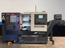Samsung, SMEC #SL-2000M, CNC turning center, 22.4" swing, 6" chuck, 2" bar, 14.65"dia., 20.48"lgth, Fanuc