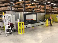 Elumatec #SBZ-140, CNC profile machining center, 372" X, 33" Y, 24" Z, 24k RPM, 8 tools, 4-Axis, eluCam, 2014