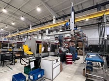 170 Ton, 12 oz., Van Dorn #170HT720, injection molding machine, 20" x20"tie bar, 28" DL, Pathfinder 3000, 1998