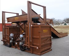 Granville Fiber Baling System, Granville Tobacco " Bacca" Baler, Cardboard Baling System, 60" chamber