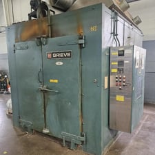 60" width x 72" H x 60" D, Grieve, electric high temperature walk-in oven, 1200&deg;F