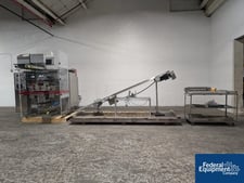 Klockner #LA-500, Vertical Strip Packer, w/ feeder, conveyor, 460 V., 1999