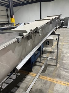 Reitz #TL-12-K2210, Thermascrew Blanching System, 12" diameter  10' long, Heated Screw Conveyor w/ Filter &