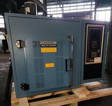16" width x 16" H x 13" L Blue M #CFD-10E-7, electric bench top style cabinet type oven, 1200°F
