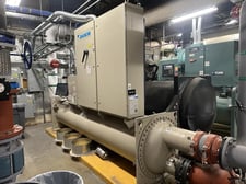 560 Ton, Daikin #WME092CSCSNA, shell & tube chiller, Water cooled, R134A, 35157 hours, 2020