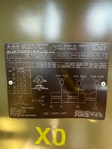 500 KVA 4160 Delta Primary, 208Y/120 Secondary, 3 phase, Padmount Transformer