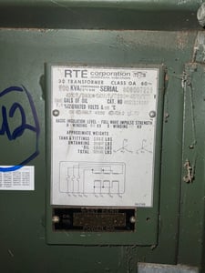 500 KVA 4160Y/2400 Primary, 480Y/277 Secondary, 3 phase, Padmount Transformer