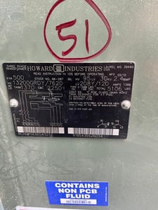 500 KVA 13200GY/7620 Primary, 208Y/120 Secondary, 3 phase, Padmount Transformer