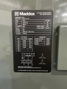 750 KVA 12470 Delta Primary, 480 Delta Secondary, 3 phase, Padmount Transformer, Ready To Ship