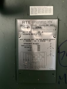 750 KVA 13750Y/7940 Primary, 480Y/277 Secondary, 3 phase, Padmount Transformer