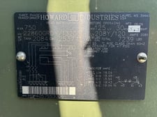 750 KVA 22860GY/13200 Primary, 208Y/120 Secondary, 3 phase, Padmount Transformer