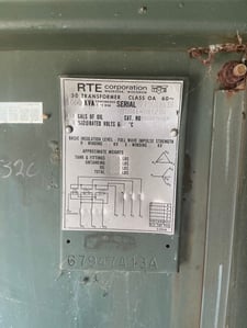 1000 KVA 13200 Delta Primary, 208Y/120 Secondary, 3 phase, Padmount Transformer
