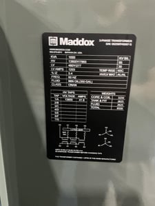 1000 KVA 13800Y/7960 Primary, 480Y/277 Secondary, 3 phase, Padmount Transformer, Ready To Ship