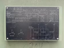 1000 KVA 34500GY/19920 Primary, 480Y/277 Secondary, 3 phase, Padmount Transformer