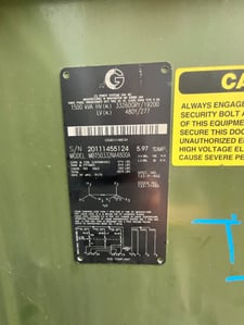 1500 KVA 33260GY/19200 Primary, 480Y/277 Secondary, 3 phase, Padmount Transformer