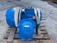 150 HP 1190 RPM Sulzer, Frame 447T, TEFC-XP, BB, 460 Volts