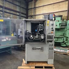 CDMC #1000, Twin-Head Gear Deburring Machine w/Shuttle Loading In/Out Conveyor, 8" diameter Max capacity