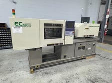 44 Ton, 1.23 oz., Toshiba #EC45N-II, Injection Molding Machine, 0.87" Screw diameter, 18.1" x 18.1" Platen