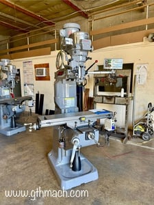 Bridgeport, Vert Milling Machine, 24" x 12" x 16" travel, 12" ram, 9" x 42" table, 60-42000 RPM, w/ Power