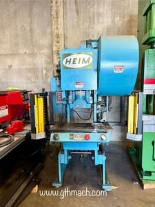 32 Ton, Heim #3.OBI.F, OBI Punch Press, 3" stroke, 10-1/2" Shut Height, 2-1/2" adj, 140 SPM, 9" throat, 16"