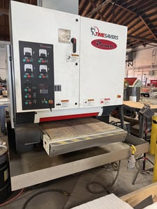 Timesavers Puma #37MWT-DDDB-75, 4-head grainer, s/n 34820