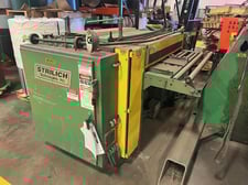 48" x 18" Gauge Bradbury Strilich Panther, Slitting Line, 480 V., 3ph, 120 FPM, upgraded, w/ parts