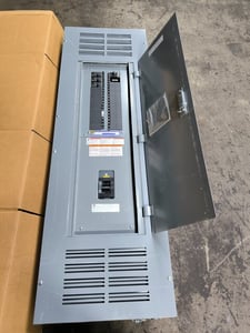 400 Amp. Square D, NQ442L4C NQ, Panelboard, 240 Volts, 3PH, 4 Wire, 42 Space, w/ 5 breakers, & breaker kit