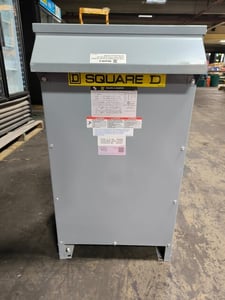 50 KVA, 240/480 Primary, 120/240 Secondary Square D, EE50S3H, Sorgel Transformer, 3R