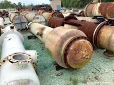 1145 sq.ft., 75 psi shell, 75 psi tube, Doyle & Roth, Vertical Shell & Tube Heat Exchanger, 316 Stainless