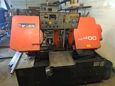 16" x 16" Amada #HA-400, automatic horizontal band saw, 1-1/4" blade, 7.5 HP